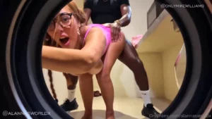 Alanna Pow – Getting Fucked BBC Over The Washing Machine - MyPornerLeak