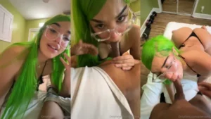 Gem Jewels Gives A Sloppy Blowjob To Baby Alien - MyPornerLeak