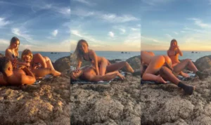 Princess Polly – Threesome On The Beach With Troy Francisco - MyPornerLeak