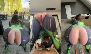 SlimThickn’s Shego Sex Tape Ending With A Creampie - MyPornerLeak