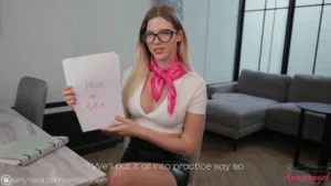 Anastangel Drilled In A Miniskirt - MyPornerLeak