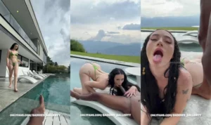 BBC Fucks Auhneesh Nicole By The Pool - MyPornerLeak
