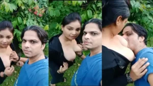 Beautiful Girl big boobs sucked – by lucky guy in park outdoor sex – Indian porn video - MyPornerLeak
