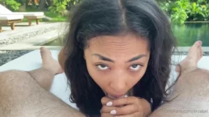 Erzabelx Gets Her Asshole Stretched By The Pool - MyPornerLeak