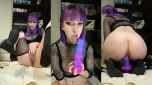 Horny Akarikitti Sucks And Mounts Her Dildo - MyPornerLeak