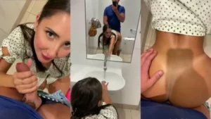 Isabelle Eleanore NEW PPV Blowjob And Doggy Fuck In Public Restroom - MyPornerLeak