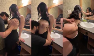 Karina Espinosa – Hotel Bathroom Quickie - MyPornerLeak