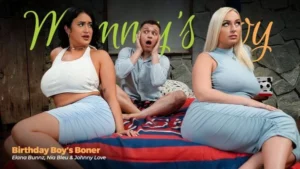 MommysBoy – Elana Bunnz, Nia Bleu – Birthday Boy’s Boner - MyPornerLeak
