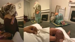 Muslim Milf Wife Doing Namaz – While Husband Jerking Behind – Indian porn video - MyPornerLeak