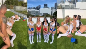 ScarlettKissesXO, Desireedesirexoxo, Mariellamaexo Play Football - MyPornerLeak