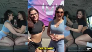 SweetSophiaFit And Princesa Amor’s Lesbian Fun In The Fan Bus - MyPornerLeak