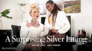 Transfixed – Destiny Mira and Gray Perrier – A Surprising Silver Lining - MyPornerLeak