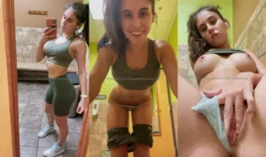 Violet Summers’ Post Workout Pussy Play - MyPornerLeak