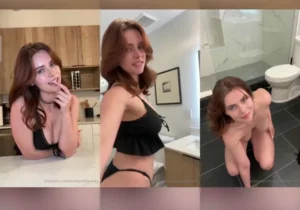 Brandy Gordon Strips And Plays With Her Boobs - MyPornerLeak