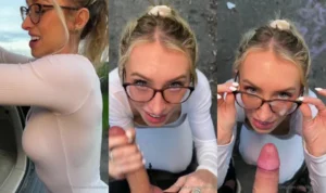 Dani Day Gets Cummed All Over Her Eyeglasses - MyPornerLeak