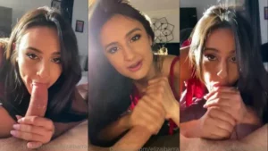 Eliza Ibarra Swallows Cum After Blowjob - MyPornerLeak Leak