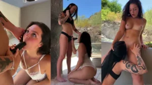 Hazey Haley X Anastasiagoth Strap On Black Didlo Lesbian Sex - MyPornerLeak