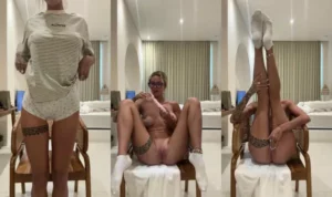 Indieegold Squirts After Vibing On A Chair - MyPornerLeak