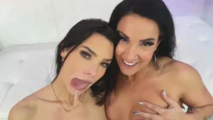 Ivy Ireland & Courtney Tillia Share A Cock In A Threesome - MyPornerLeak