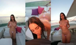 Izzy Green Gets Pounded On A Boat During Sunset - MyPornerLeak